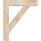 Ekena Millwork Traditional Block Smooth Bracket, Douglas Fir, 3 1/2"W x 22"D x 26"H BKT04X22X26TRA05SDF - alternate 2